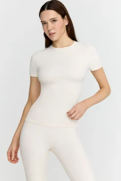 DayFlex Essential Full Length T-Shirt - Buttermilk