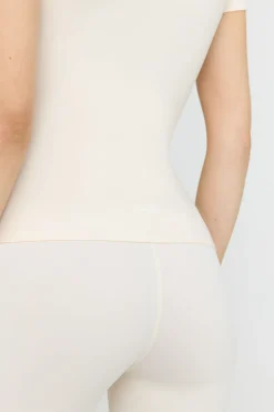 DayFlex Essential Full Length T-Shirt - Buttermilk