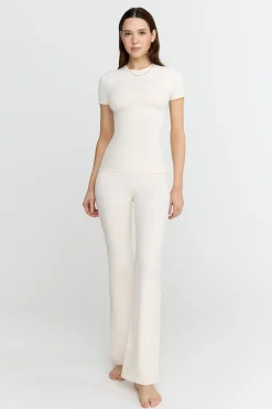 DayFlex Essential Full Length T-Shirt - Buttermilk