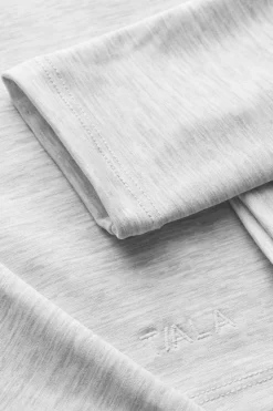 DayFlex Essential Long Sleeve Full Length Top - Grey Marl