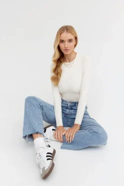 DayFlex Essential Long Sleeve Top - Buttermilk