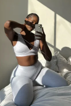 DayFlex High Waisted Legging - Grey Marl