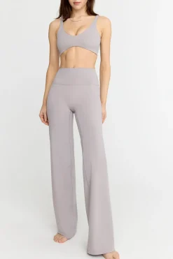 DayFlex High Waisted Wide Leg Yoga Pant - Taupe