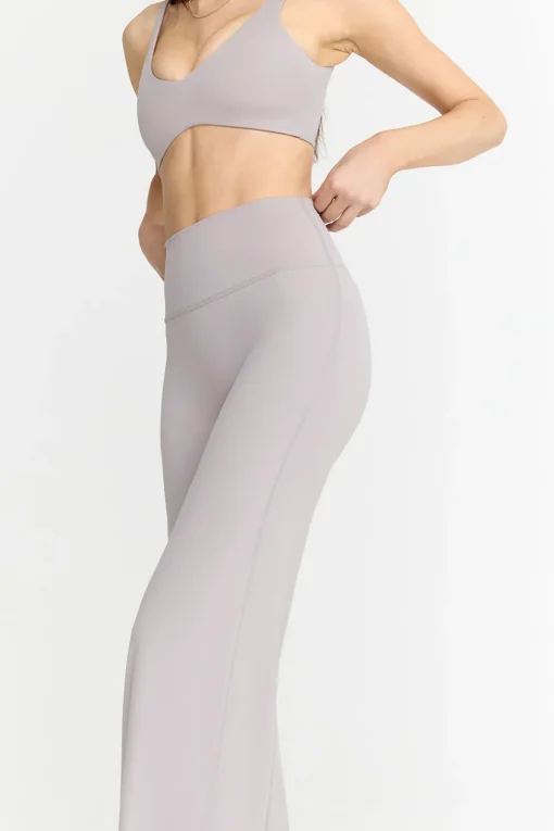 DayFlex High Waisted Wide Leg Yoga Pant - Taupe