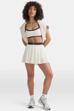 DayFlex Logo Pleated Skort - Ivory