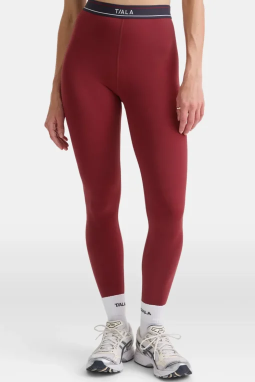 DayFlex Logo Waistband Legging - Vintage Red