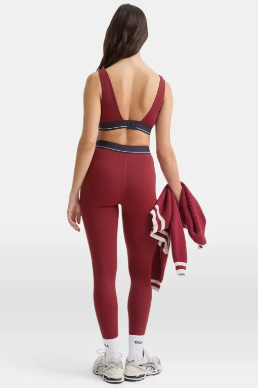 DayFlex Logo Waistband Legging - Vintage Red