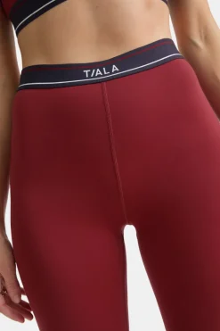 DayFlex Logo Waistband Legging - Vintage Red