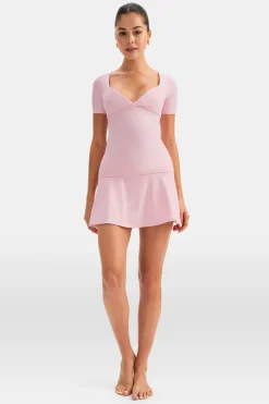 DayFlex Plunge Top - Ballet Slipper