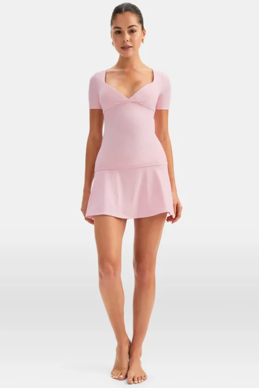 DayFlex Plunge Top - Ballet Slipper