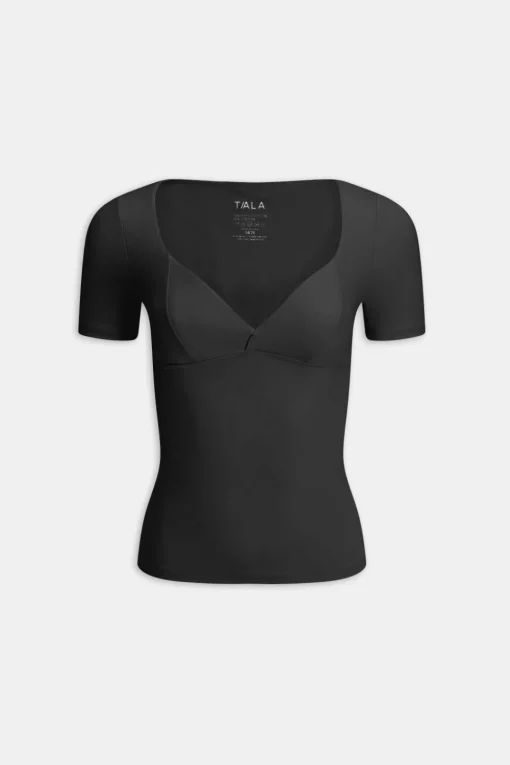 DayFlex Plunge Top - Shadow Black