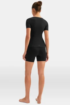 DayFlex Plunge Top - Shadow Black