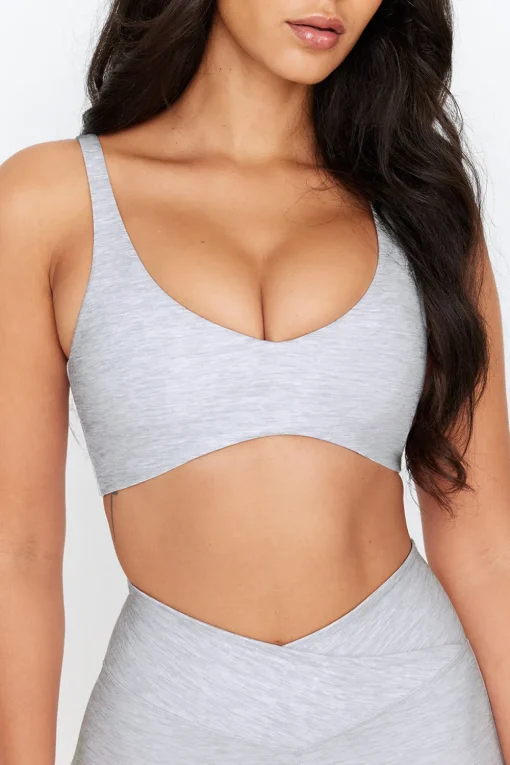 DayFlex Push-Up Sports Bra - Grey Marl