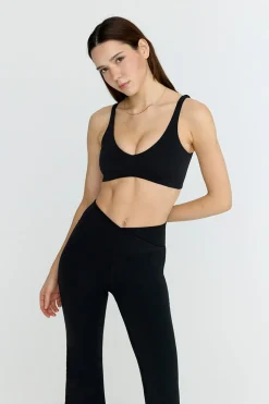 DayFlex Push-Up Sports Bra - Shadow Black