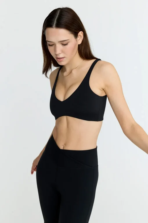 DayFlex Push-Up Sports Bra - Shadow Black