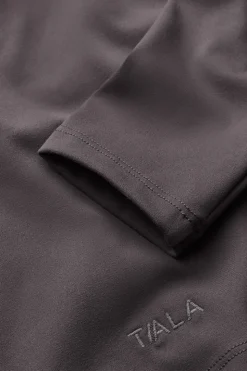 DayFlex Scoop Neck Top - Cool Espresso