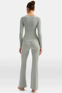 DayFlex Scoop Neck Top - Soft Sage