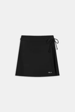 DayFlex Side Tie Skort - Shadow Black