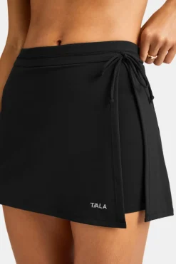 DayFlex Side Tie Skort - Shadow Black