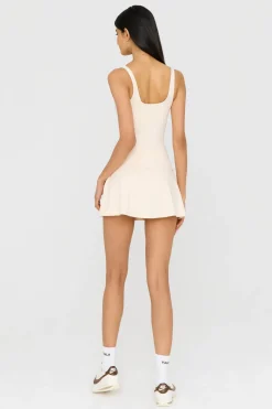 DayFlex Square Neck Full Length Vest - Buttermilk