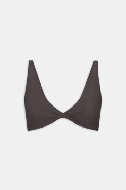 DayFlex Twist Front Sports Bra - Cool Espresso
