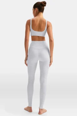DayFlex Twist Front Sports Bra - Grey Marl