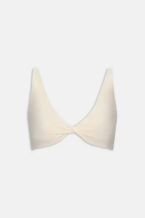 DayFlex Twist Front Sports Bra - Buttermilk