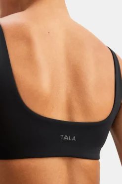 DayFlex Twist Front Sports Bra - Shadow Black