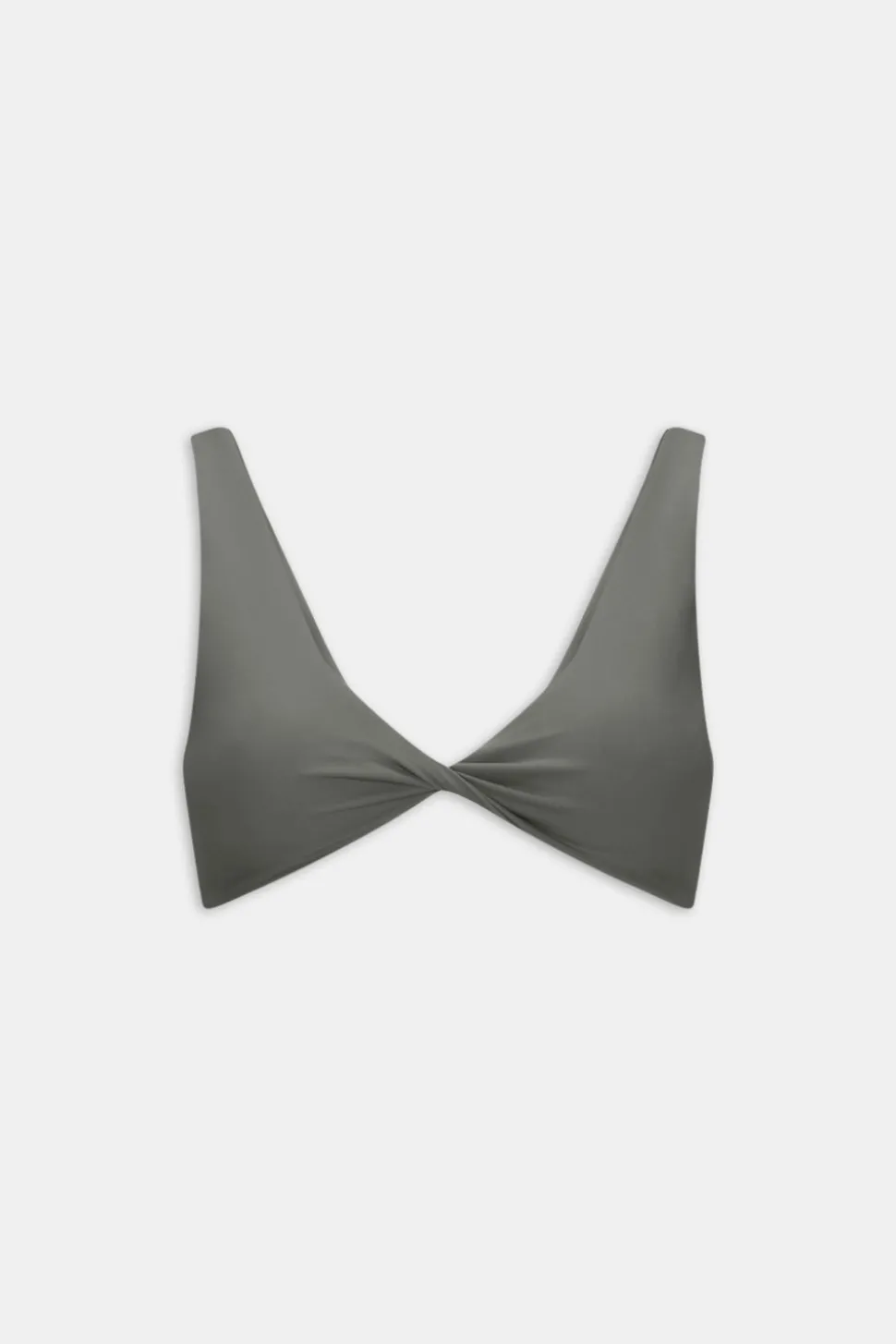 DayFlex Twist Front Sports Bra - Dark Olive