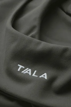 DayFlex Twist Front Sports Bra - Dark Olive