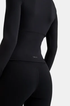 DayFlex V Neck Top - Shadow Black