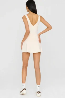 DayFlex V Neck Vest - Buttermilk