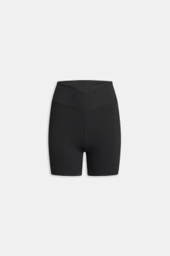 DayFlex Wrap Cycling Shorts - Shadow Black