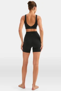 DayFlex Wrap Cycling Shorts - Shadow Black