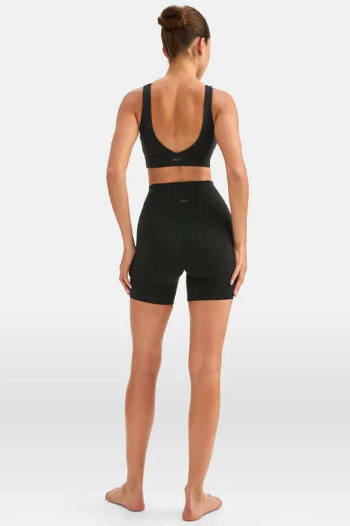 DayFlex Wrap Cycling Shorts - Shadow Black