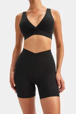 DayFlex Wrap Cycling Shorts - Shadow Black