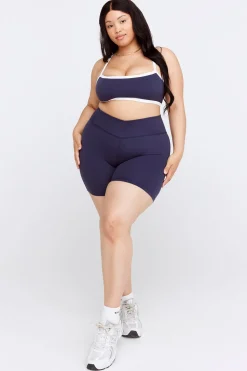 DayFlex Wrap Cycling Shorts - Navy