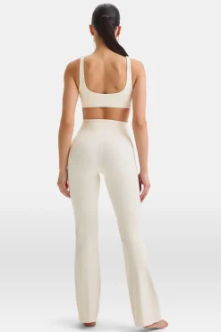DayFlex Wrap Flared Yoga Pant - Buttermilk