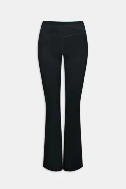 DayFlex Wrap Flared Yoga Pant - Shadow Black