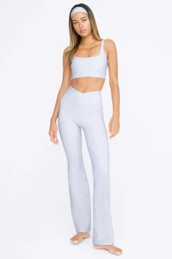DayFlex Wrap Flared Yoga Pant - Grey Marl