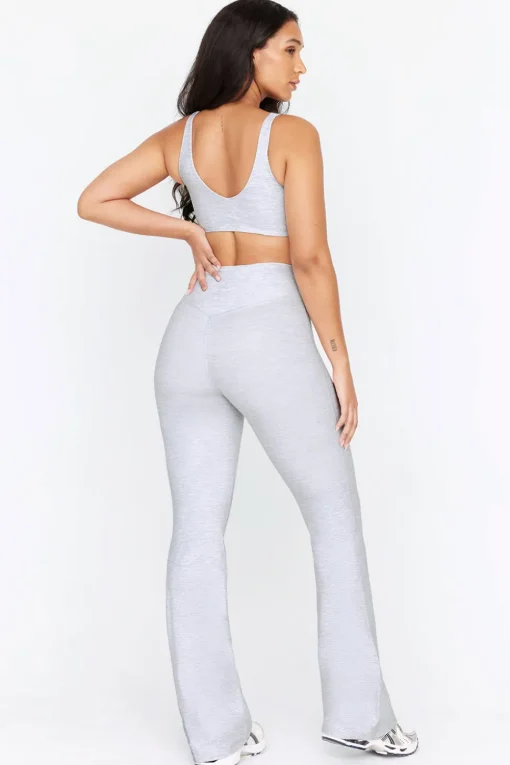 DayFlex Wrap Flared Yoga Pant - Grey Marl