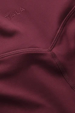 DayFlex Wrap High Waisted Legging - Burgundy