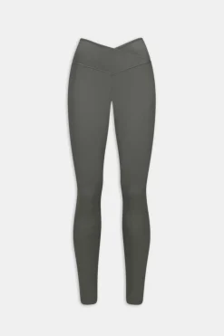 DayFlex Wrap High Waisted Legging - Dark Olive