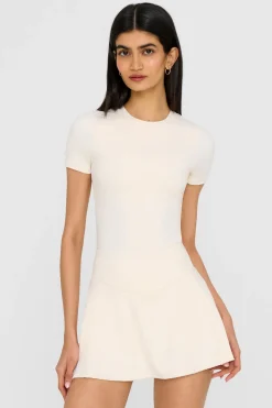 DayFlex Wrap Waist Skort - Buttermilk
