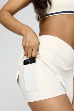 DayFlex Wrap Waist Skort - Buttermilk