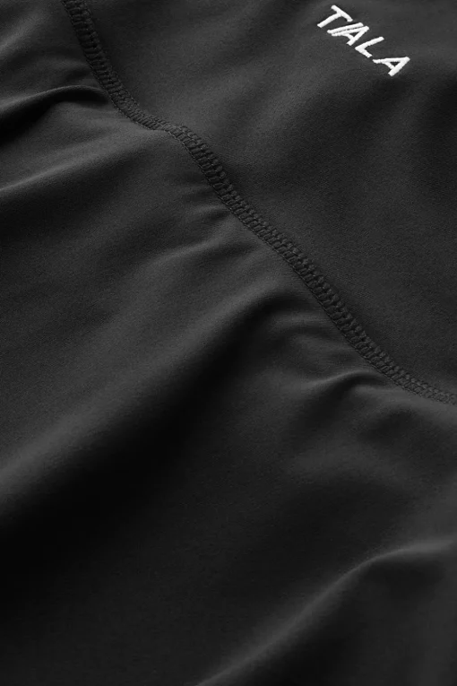 DayFlex Wrap Waist Skort - Shadow Black & Ivory
