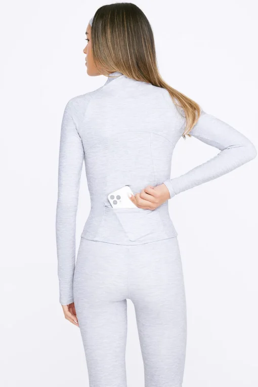 DayFlex Zip Through Jacket - Grey Marl