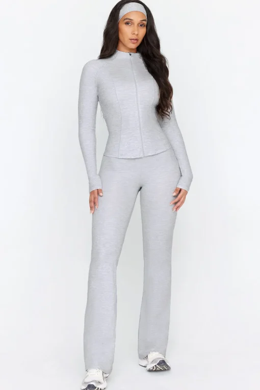 DayFlex Zip Through Jacket - Grey Marl