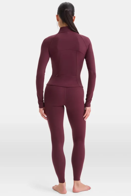 DayFlex Zip Through Jacket - Burgundy