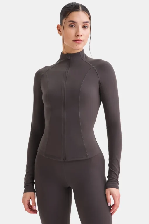 DayFlex Zip Through Jacket - Cool Espresso